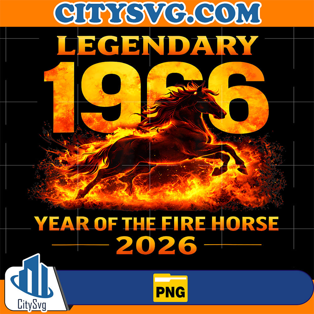 1966-Year-Of-The-Fire-Horse-60th-Birthday-Chinese-Zodiac-Png