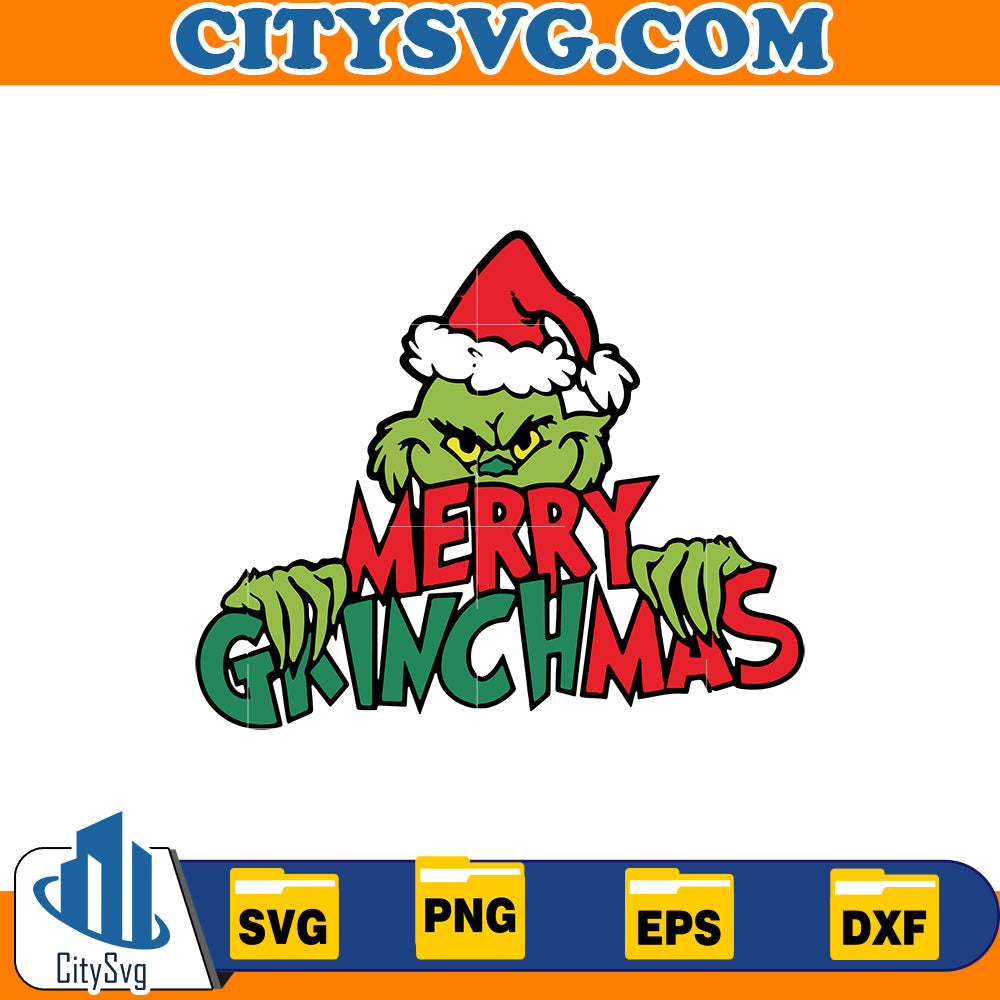 Merry Grinchmas Svg