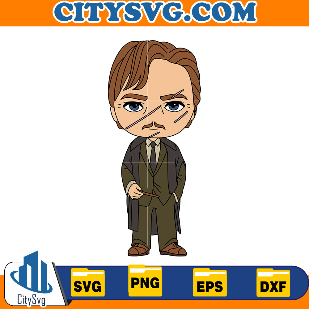 Chibi cute  Remus Lupin svg