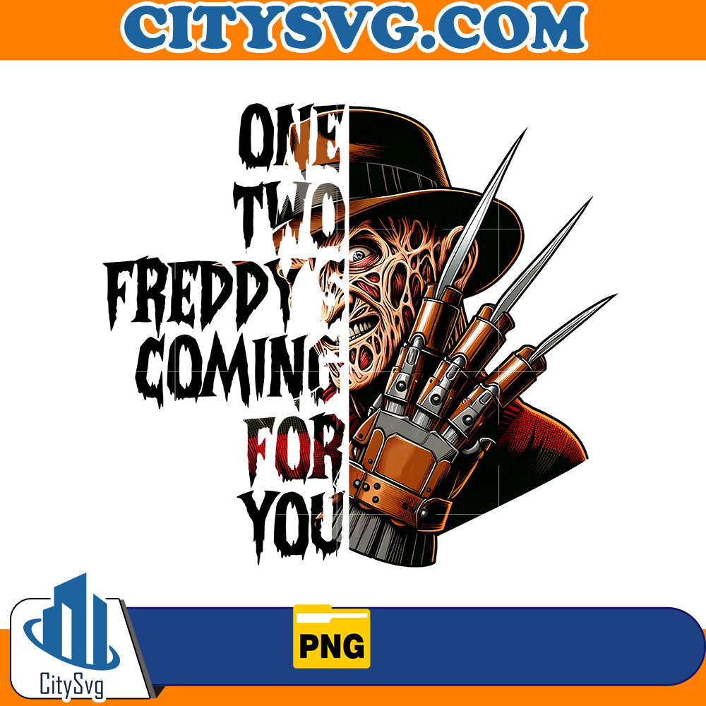 One Two freddy's coming for you Png