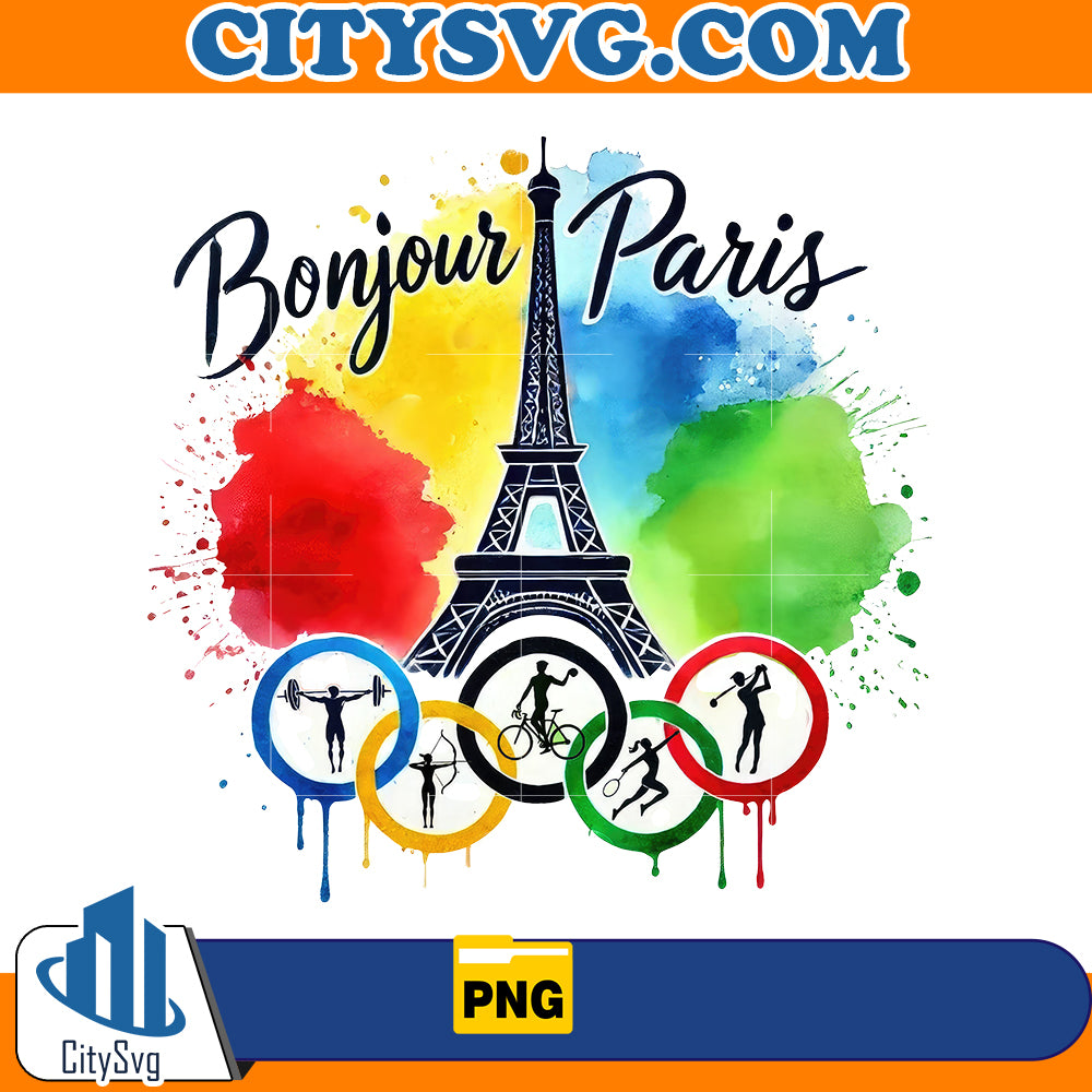 Bonjour Paris Png