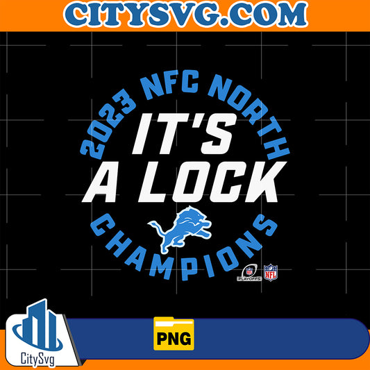 2023NfcNorthIt_sALockDetroitLionsChampionsPng