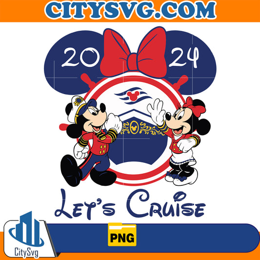 2024DisneyLetsCruiseMinnieAndMickeyPng