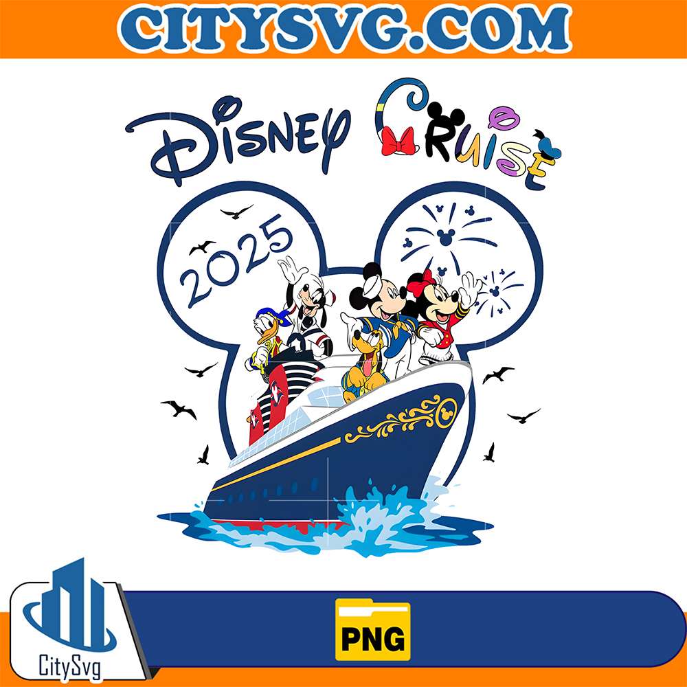2025-Disney-Cruise-Family-Png