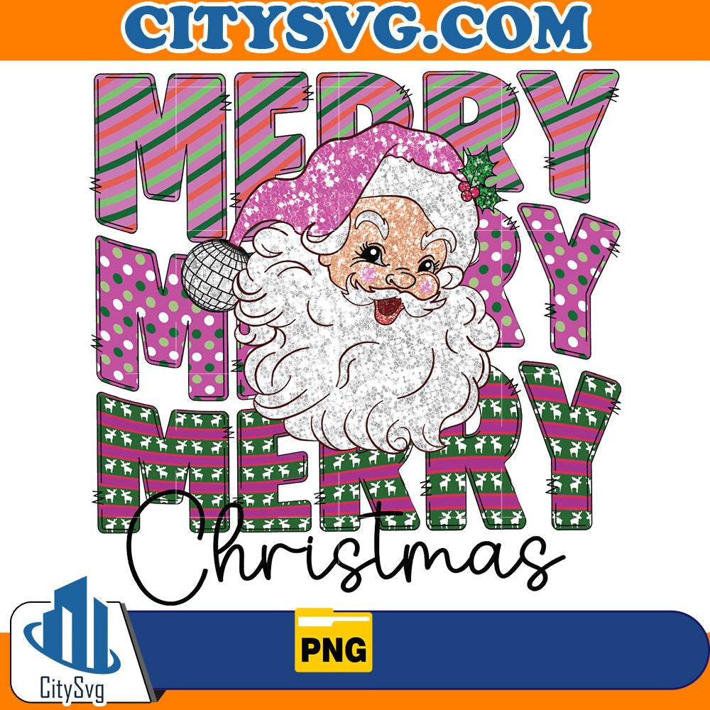 Merry Merry Merry Christmas Png CitySvg