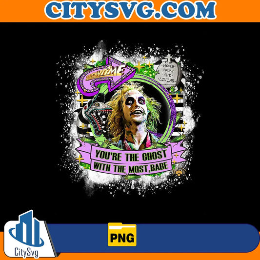 Beetlejuice Ghost with the Most Png CitySvg