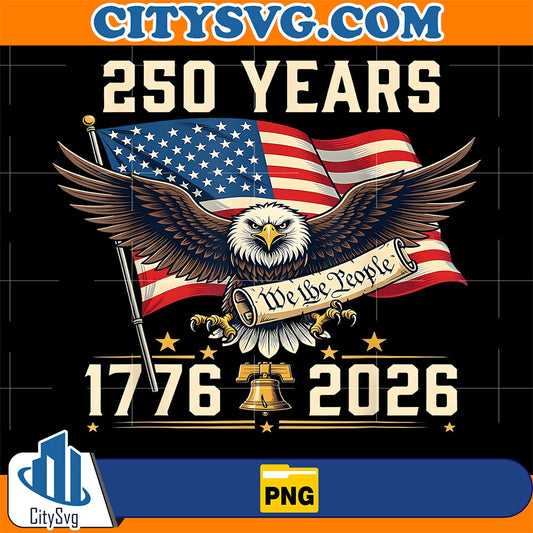 250-Anniversary-USA-Patriotic-Eagle-250th-4th-of-July-2026-Png