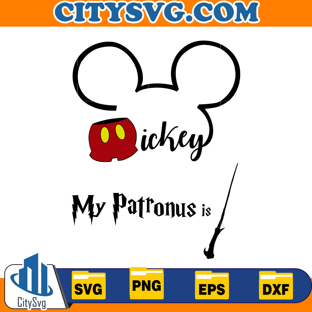 My patronus is mickey Svg