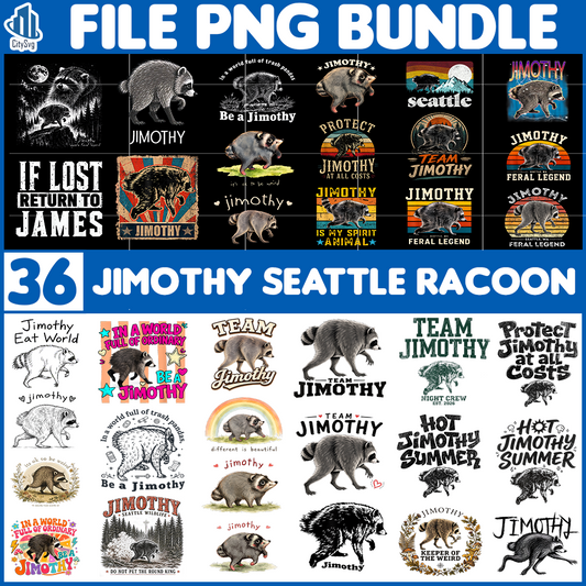 36 File Jimothy Seattle Raccoon Png CitySvg