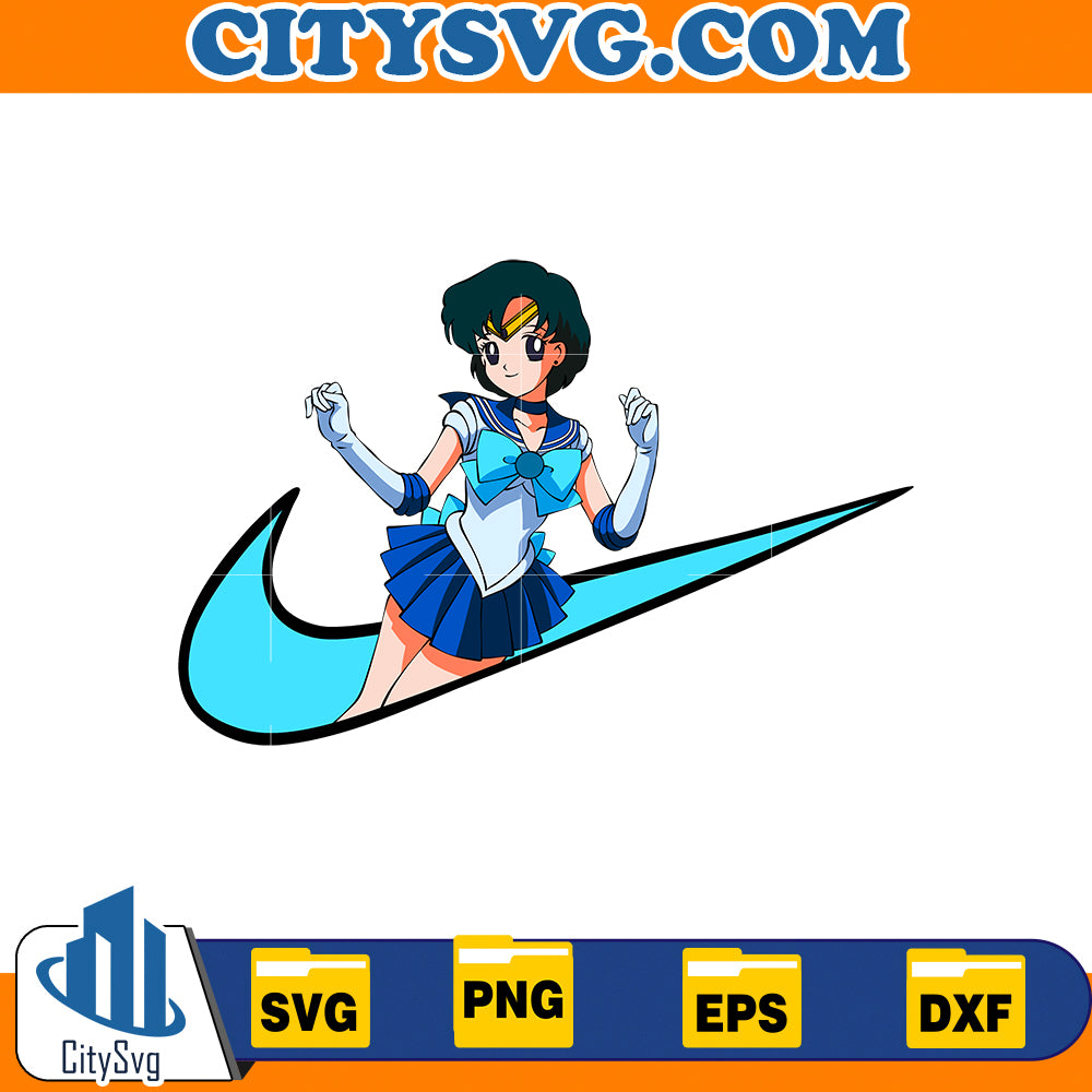 Sailor Mercury Ni ke SVG