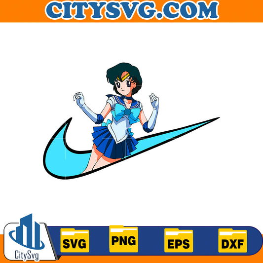 Sailor Mercury Ni ke SVG