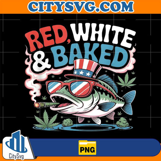 4th-Of-July-Red-White-And-Baked-Weed-Smoking-Cannabis-Png