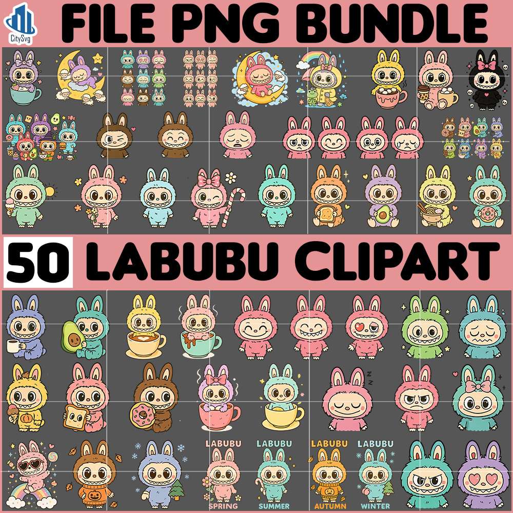 50-File-Labubu-Clipart-Bundle-Png-1