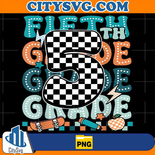 5th-Grade-First-Day-Of-Fifth-Grade-Boys-Kids-Back-To-School-Png