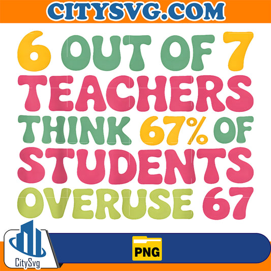 6-Out-of-7-Teacher-Think-67-Of-Students-Overuse-67-Png