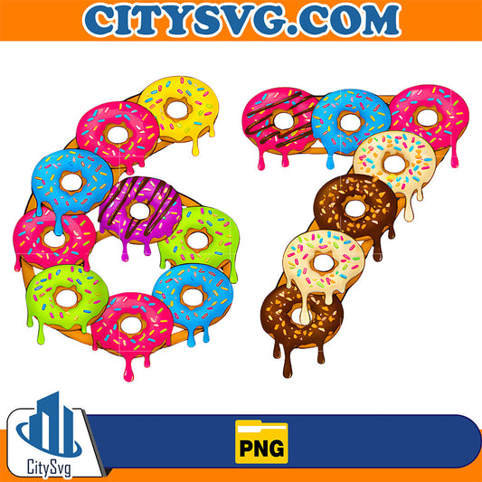 67-Meme-Matching-Love-Donuts-67-Six-Seven-Png
