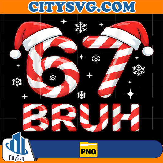 67-Meme-Six-Seven-Candy-Cane-Christmas-Png-1