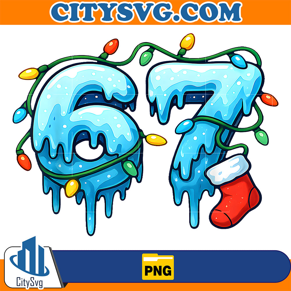 67-Meme-Six-Seven-Cold-Ice-Christmas-Png