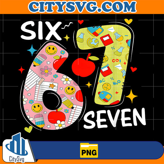 67-Meme-Six-Seven-Number-6-7-67-Funny-67-Days-Smarter-Png