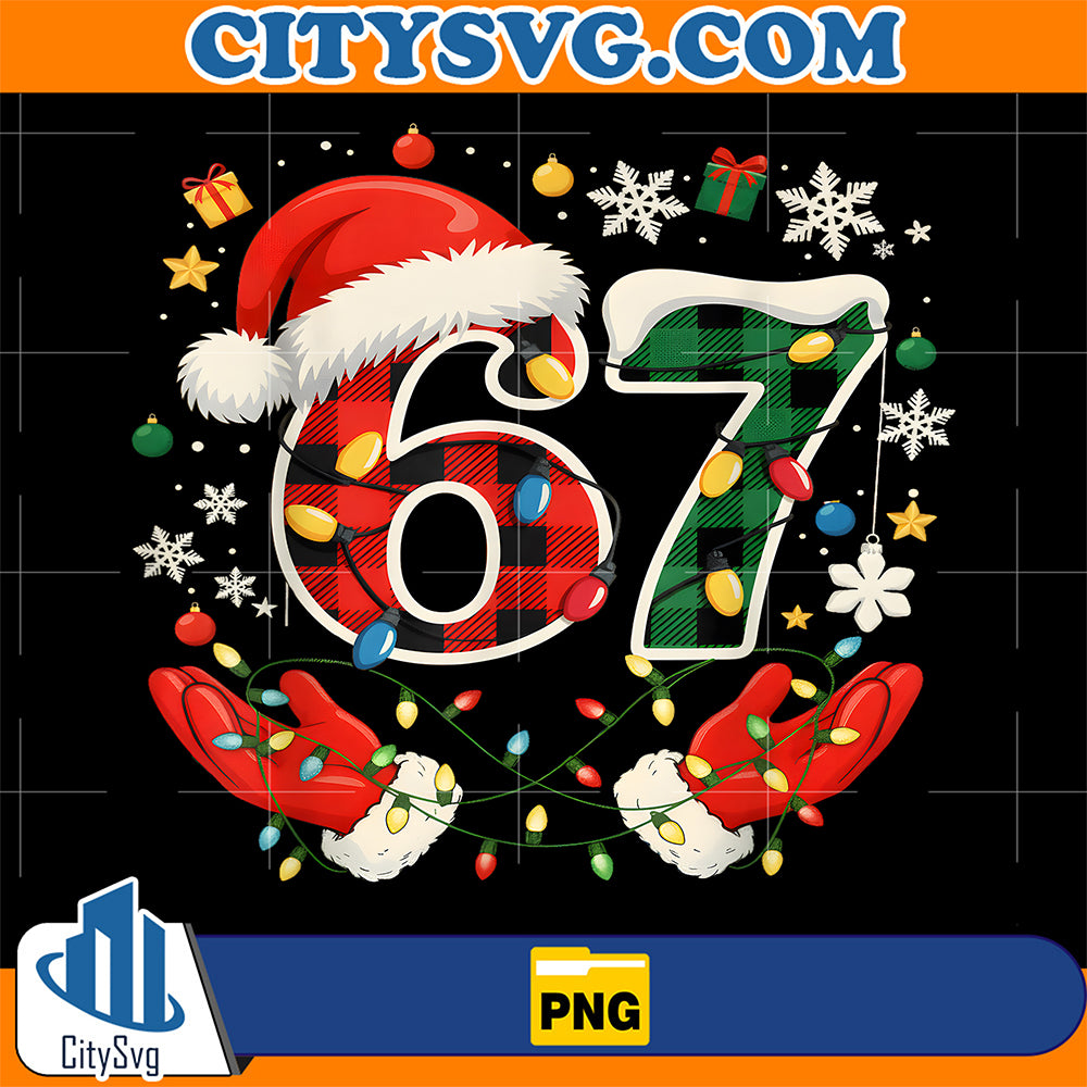 67-Red-Green-Plaid-Lights-6-7-Winter-Holiday-Png