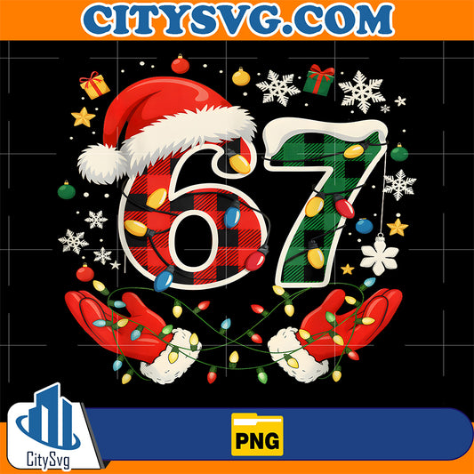 67-Red-Green-Plaid-Lights-6-7-Winter-Holiday-Png