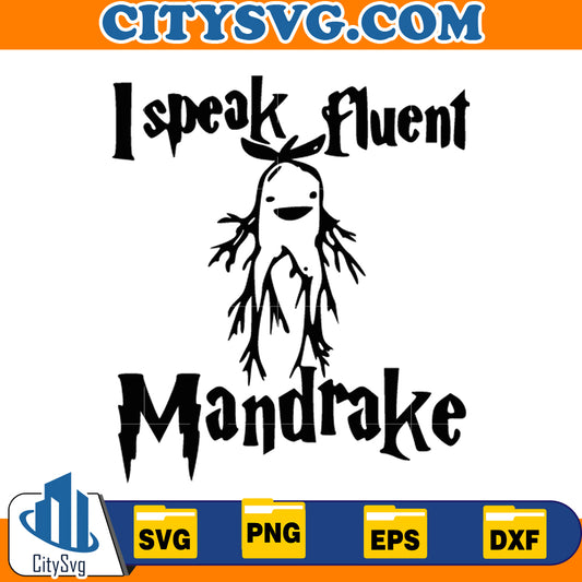 I speak fluent Mandrake Svg