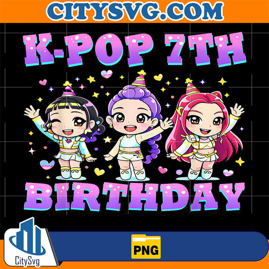 7-Years-Old-Birthday-Kpop-Kids-7th-Bday-Girls-K-pop-Png