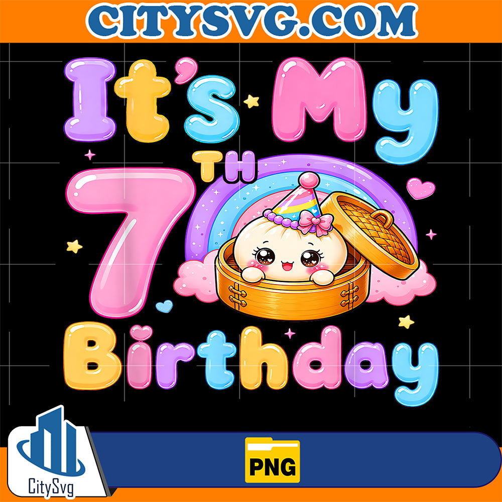 7th-Birthday-Girl-Kawaii-Dumpling-Anime-Birthday-Party-Png