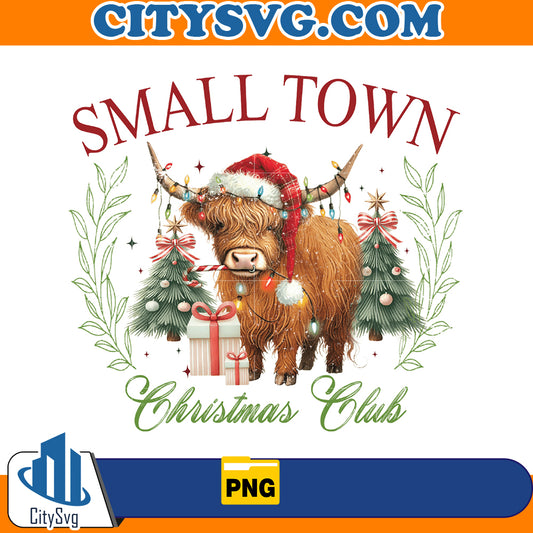 Small town Christmas Club Png