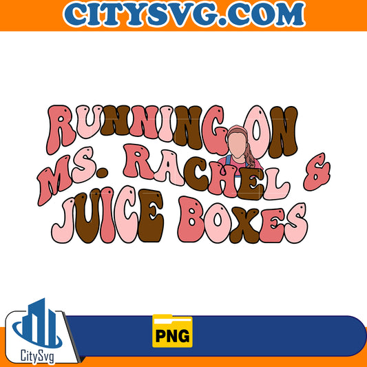 Running on ms. Rachel & Juice Boxes Png