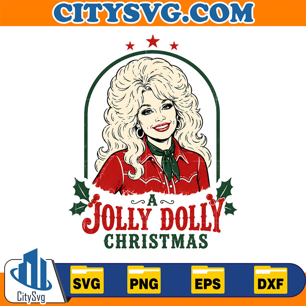 A-Jolly-Dolly-Christmas-Svg
