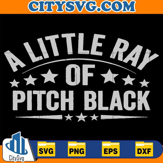 A-Little-Ray-Of-Pitch-Black-Svg