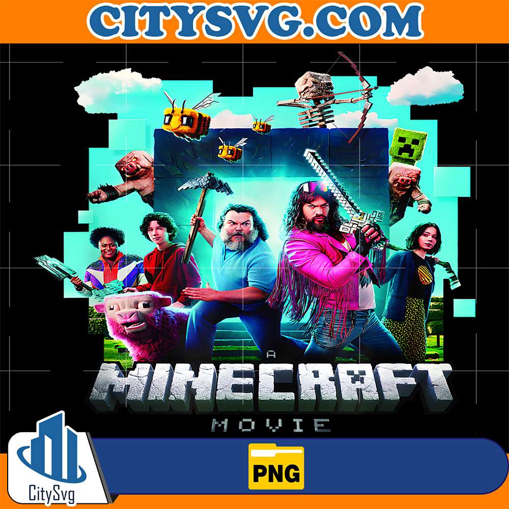 A-Minecraft-Movie-Characters-Group-Png
