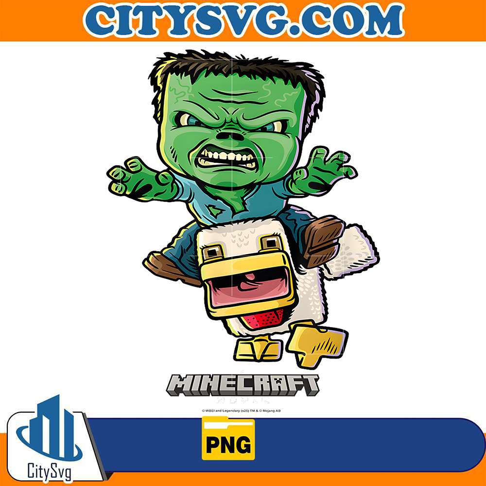 A-Minecraft-Movie-Chicken-Jockey-Baby-Zombie-Animated-Png