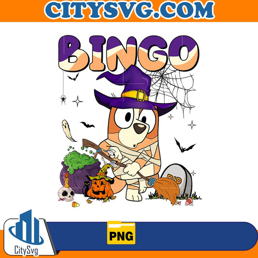 Bingo Witch Bluey Halloween Png