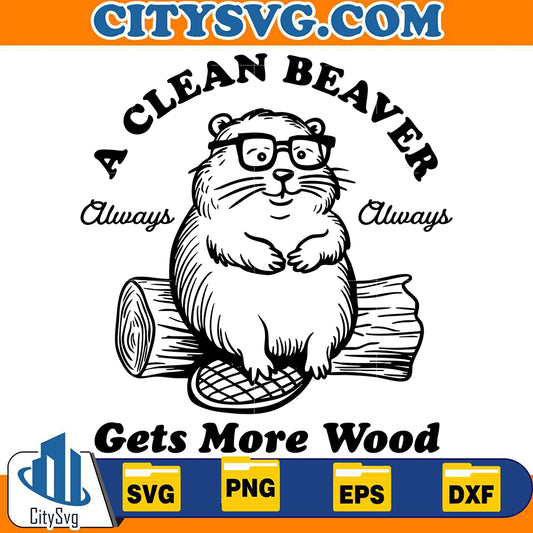 ACleanBeaverGetsMoreWoodSvg