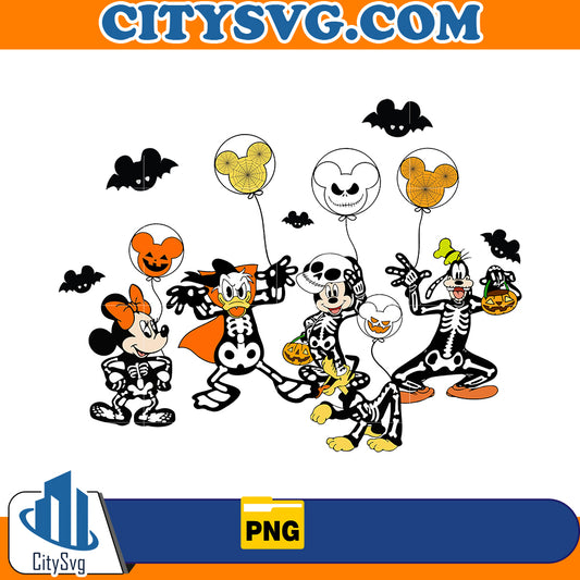 Mickey's Friends Hallween Png