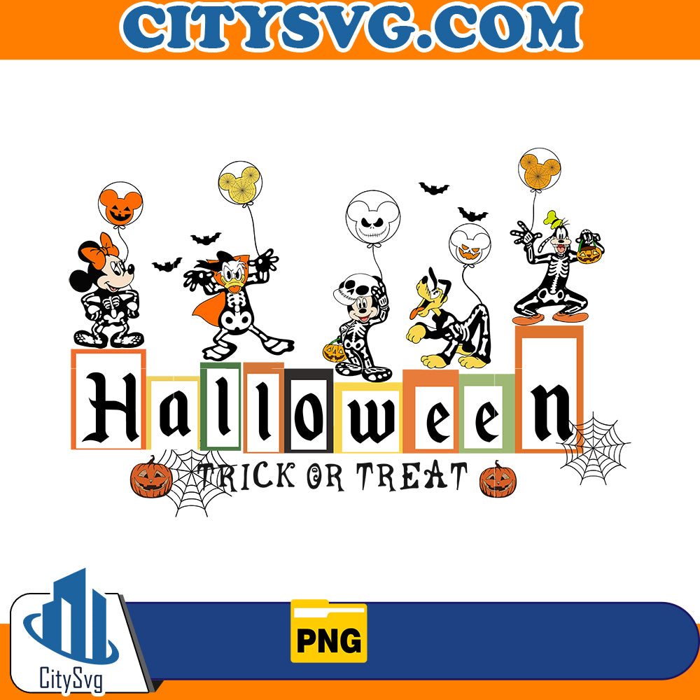 Mickey's Friends Hallween Png