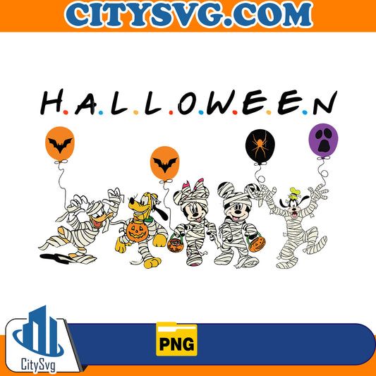 Mickey's Friends Hallween Png