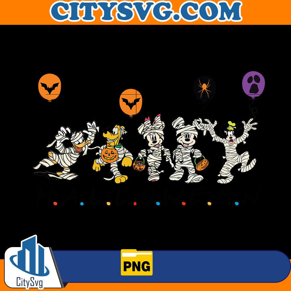 Mickey's Friends Hallween Png