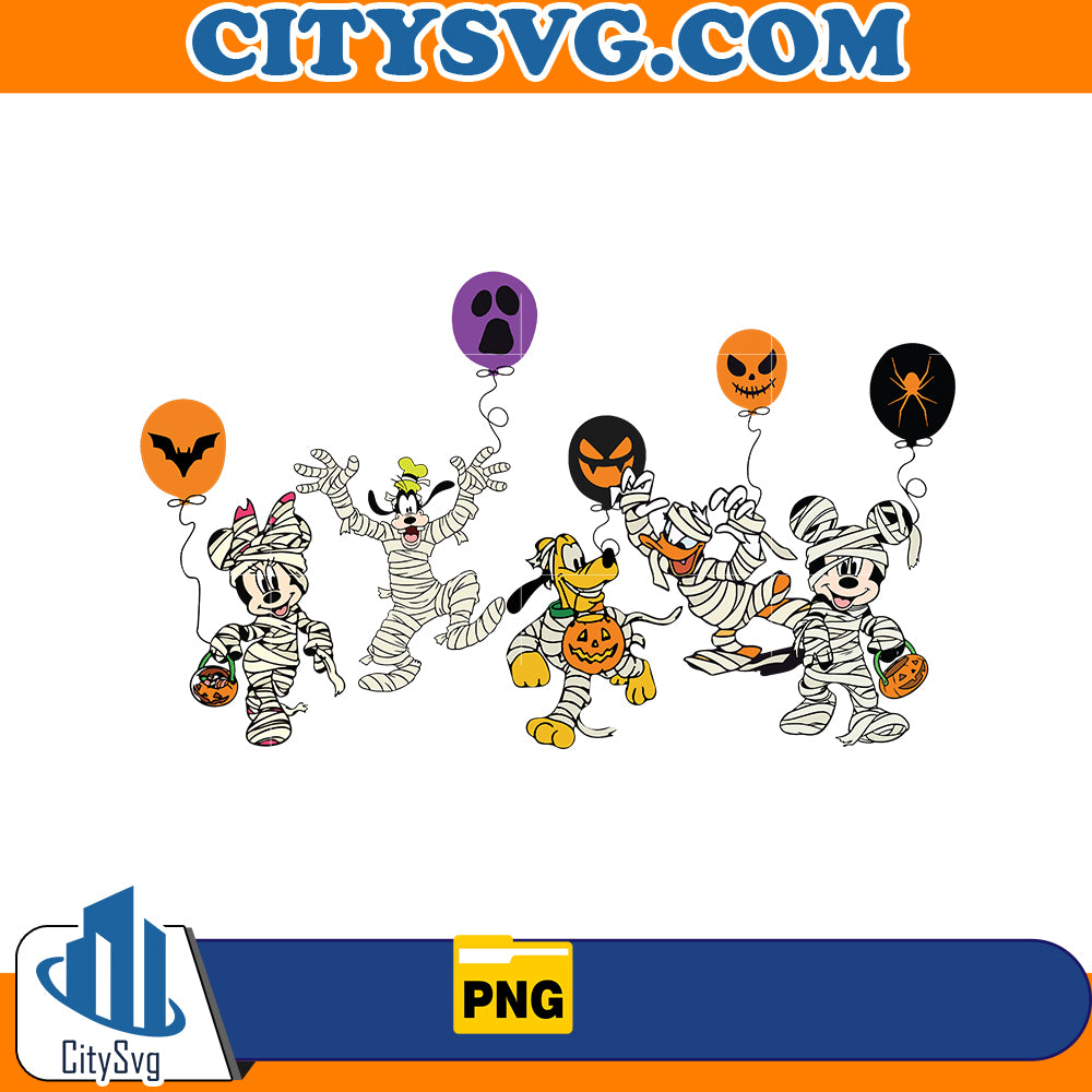 Mickey's Friends Hallween Png