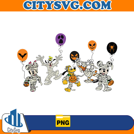 Mickey's Friends Hallween Png