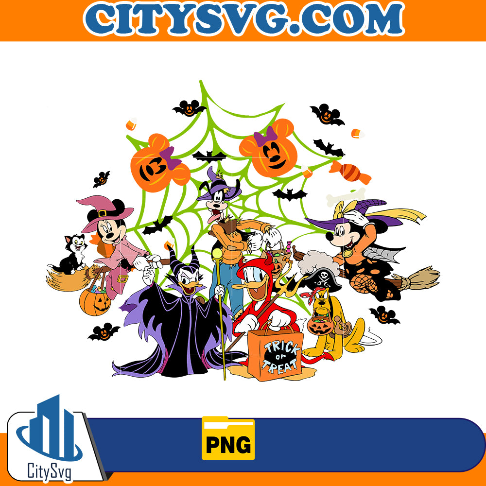 Mickey's Friends Hallween Png