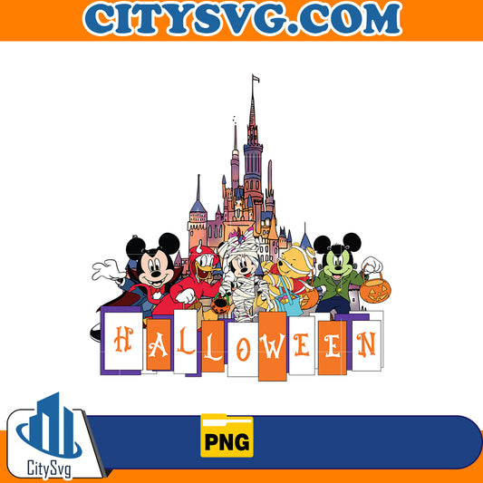 Mickey's Friends Hallween Png