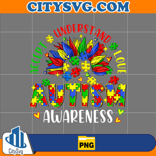  Analyzing image    AcceptLoveUnderstandFloralPuzzleAutismAwarenessPng