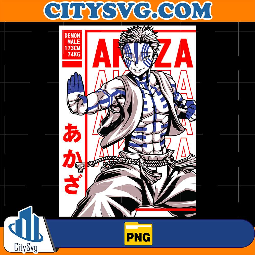 Akaza-Demon-Slayer-Png