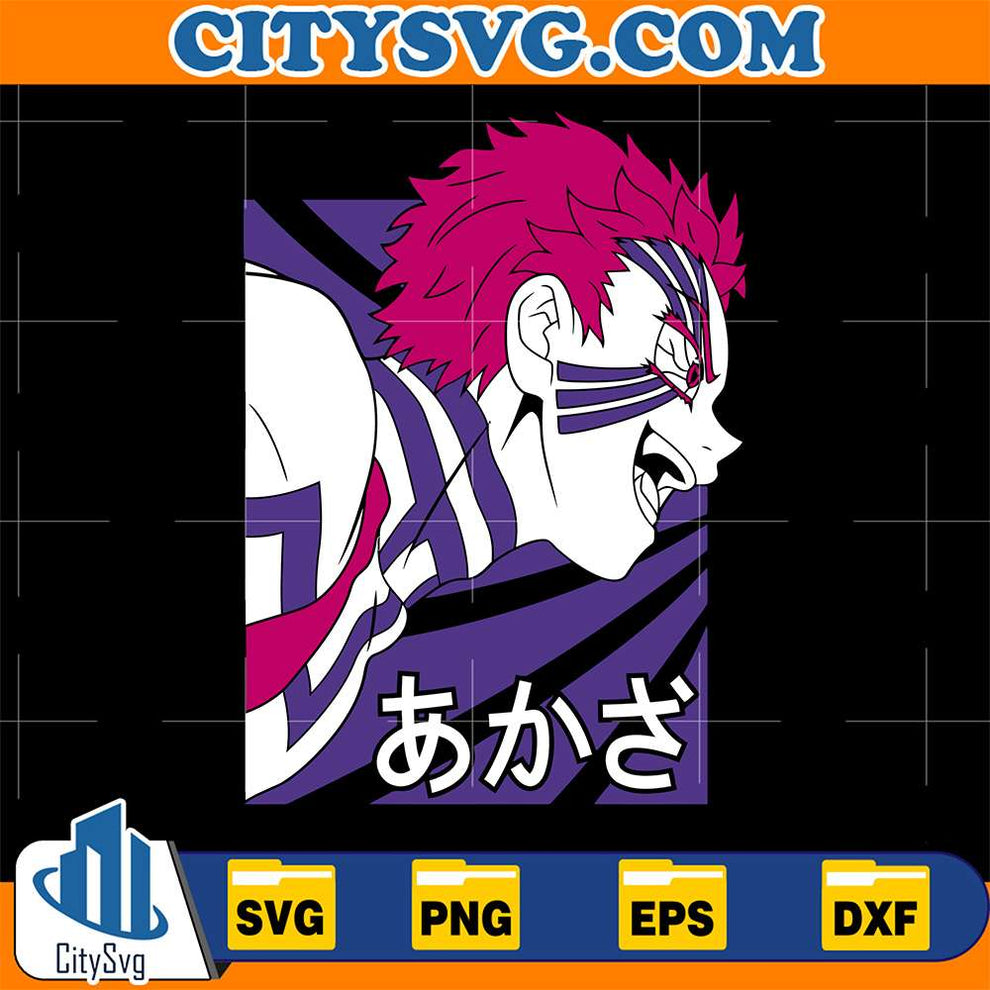 Akaza Demon Slayer Svg – CITYSVG