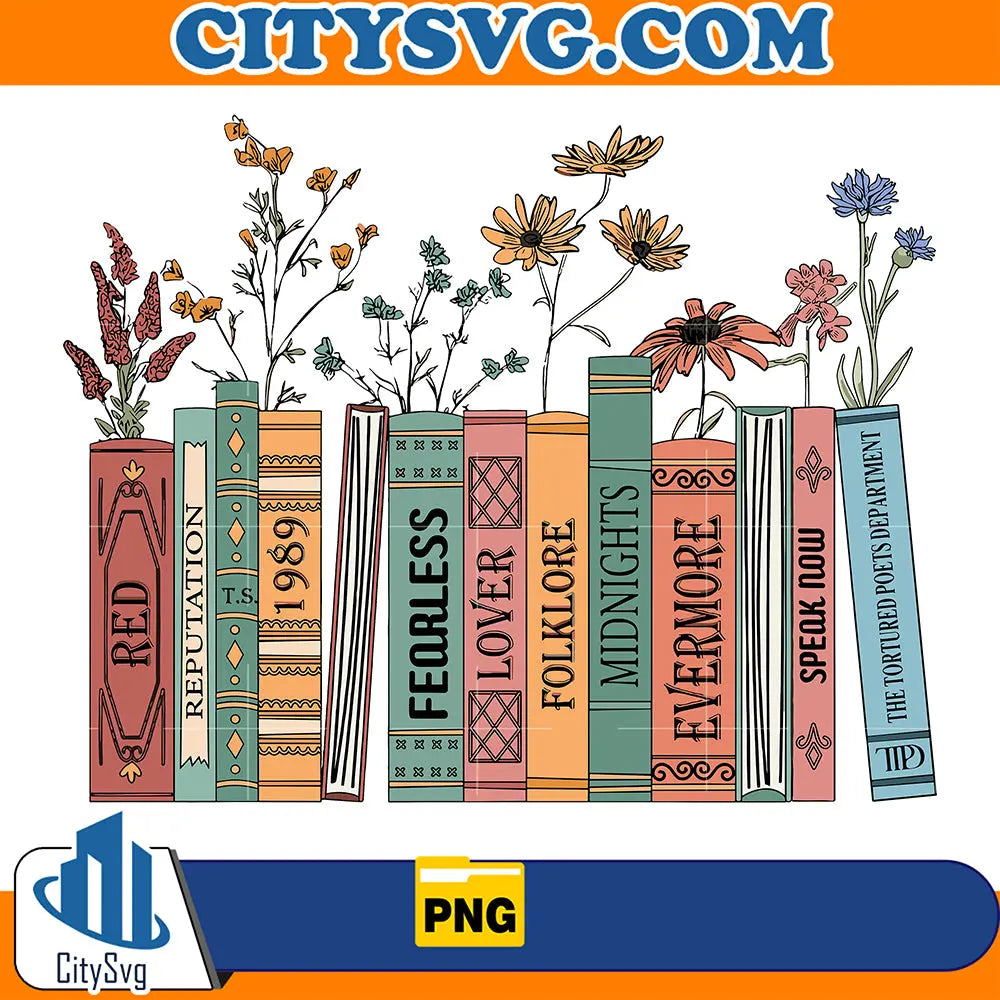 AlbumsAsBooksTaylorFloraPng