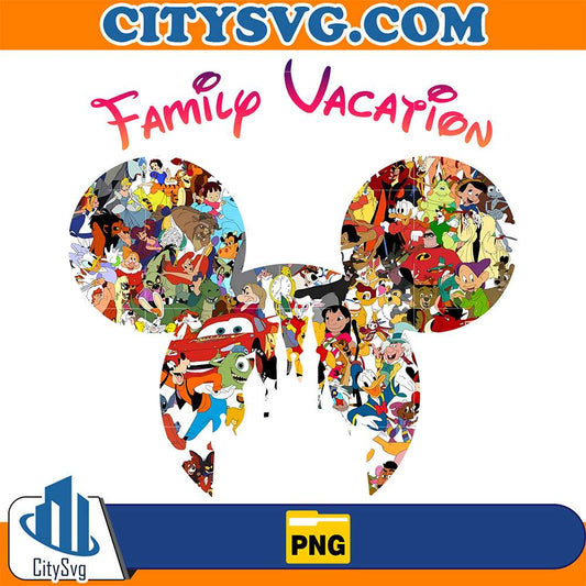 All-Disney-Character-Family-Vacation-Png
