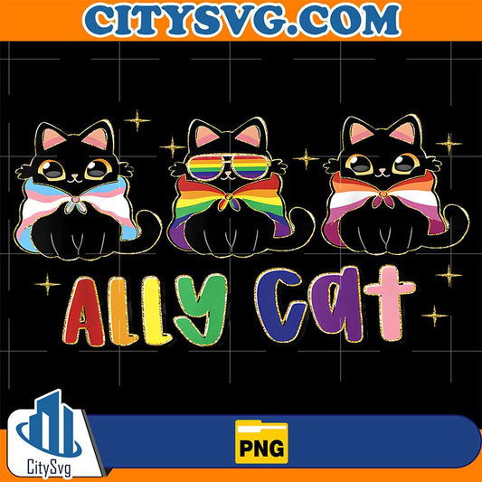 Ally-Cat-Rainbow-LGBT-Pride-Flag-Gay-Pride-Month-2025-Png